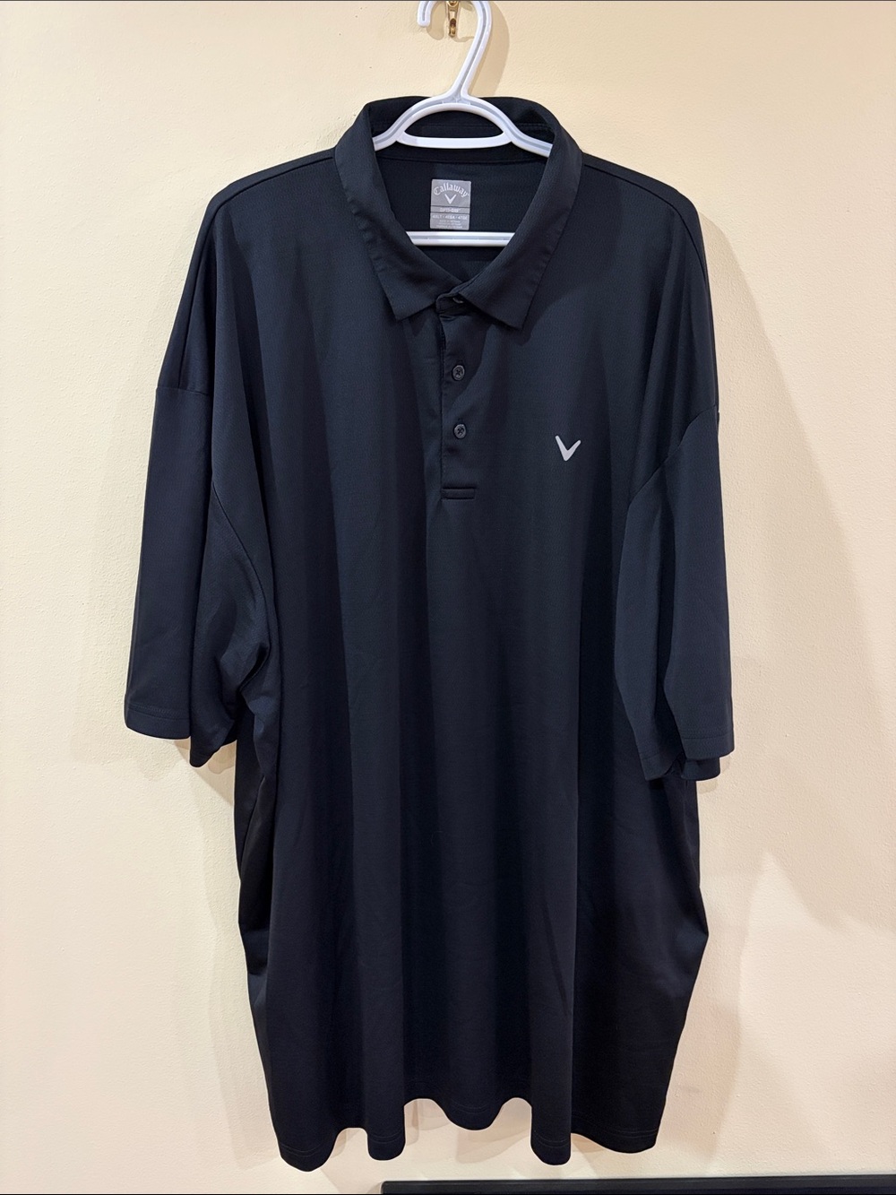 Callaway Black Men's Short-Sleeve Performance Polo